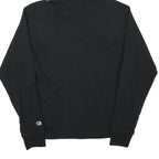 CHAMPION Mens Black Pullover Hoodie S Zip Front Casual Sportswear