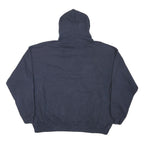 NFL Mens Navy Blue Cotton Blend Hoodie XL Classic Pullover Sportswear