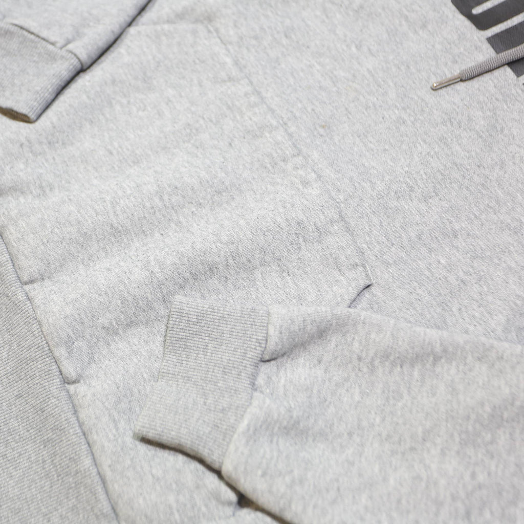 PUMA Mens Grey Hoodie M Cotton Blend Pullover Drawstring Hood Casual