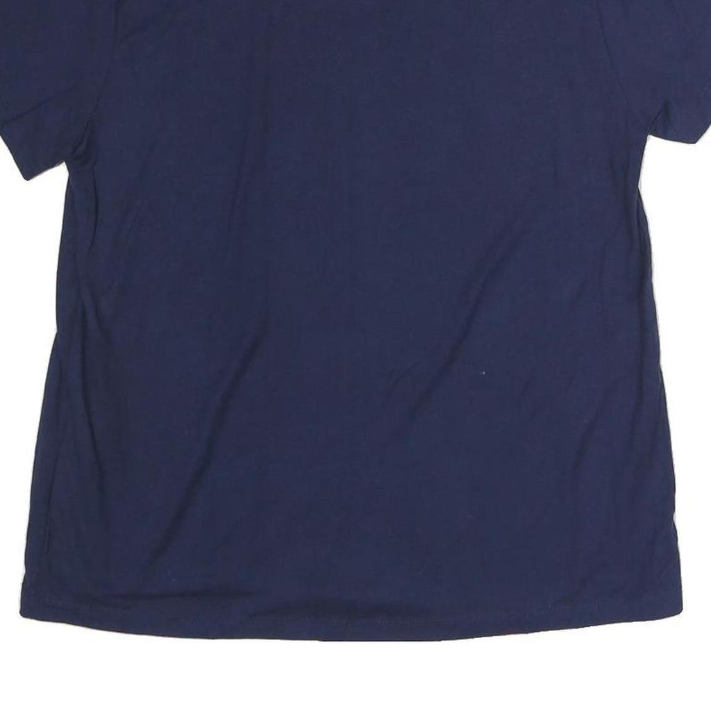 CHAMPION Mens Navy Blue Graphic T-Shirt M Short Sleeve Crew Neck Cotton