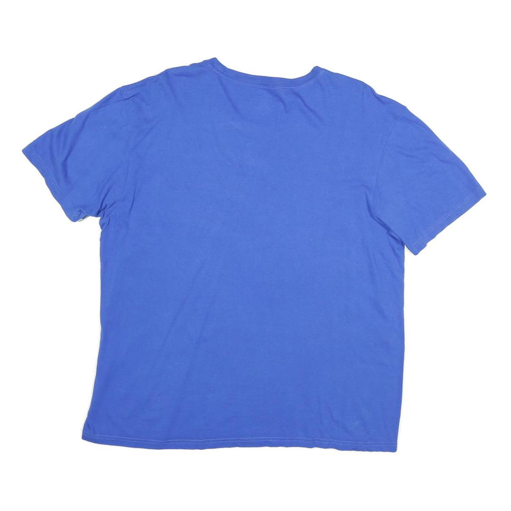NAUTICA Mens Blue L T-Shirt Short Sleeve Crew Neck Cotton Casual Basic
