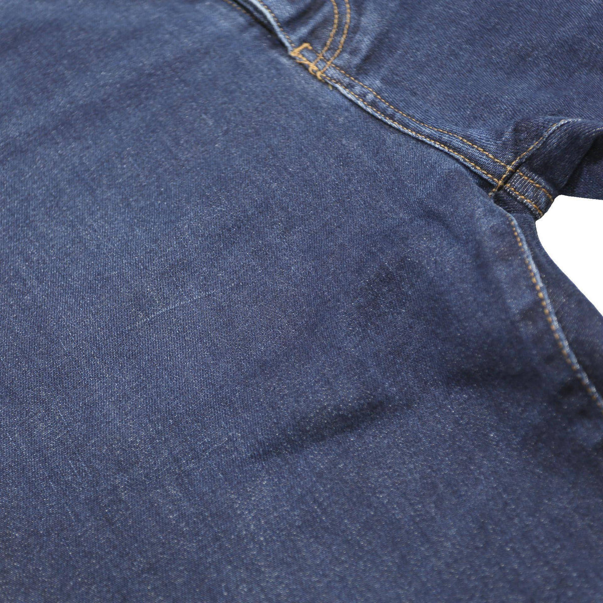 CARHARTT WIP Mens Slim Dark Blue Denim Jeans W32 L32 Button Closure Cotton Blend