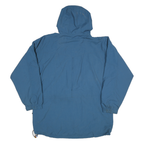HELLY HANSEN Mens Blue & Purple Outdoor Jacket L Polyester Blend Pullover Zip