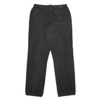 TOMMY HILFIGER Womens Jeans Black Regular Straight Denim W31 L32 Classic Zip
