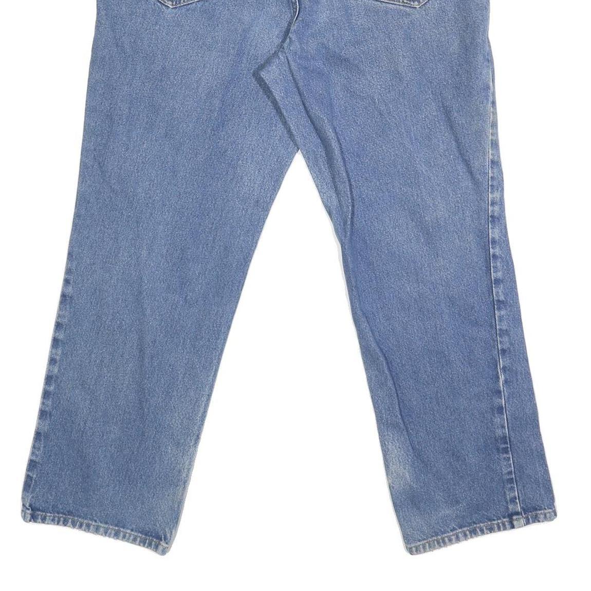 CARHARTT Mens Jeans Blue Regular Straight Denim Light W34 L28 Classic Fit