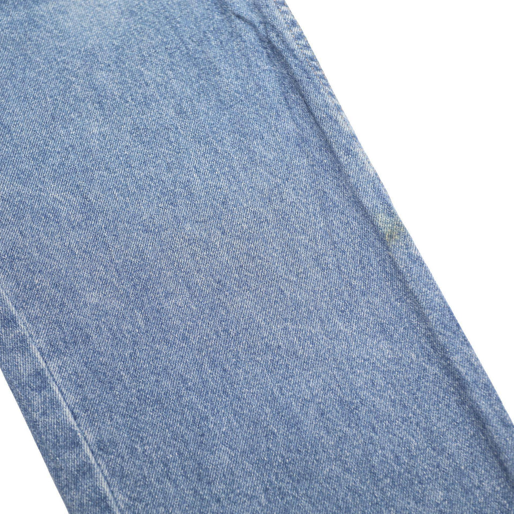 WRANGLER Mens Regular Fit Blue Denim Classic Jeans W33 L30 Zip Cotton
