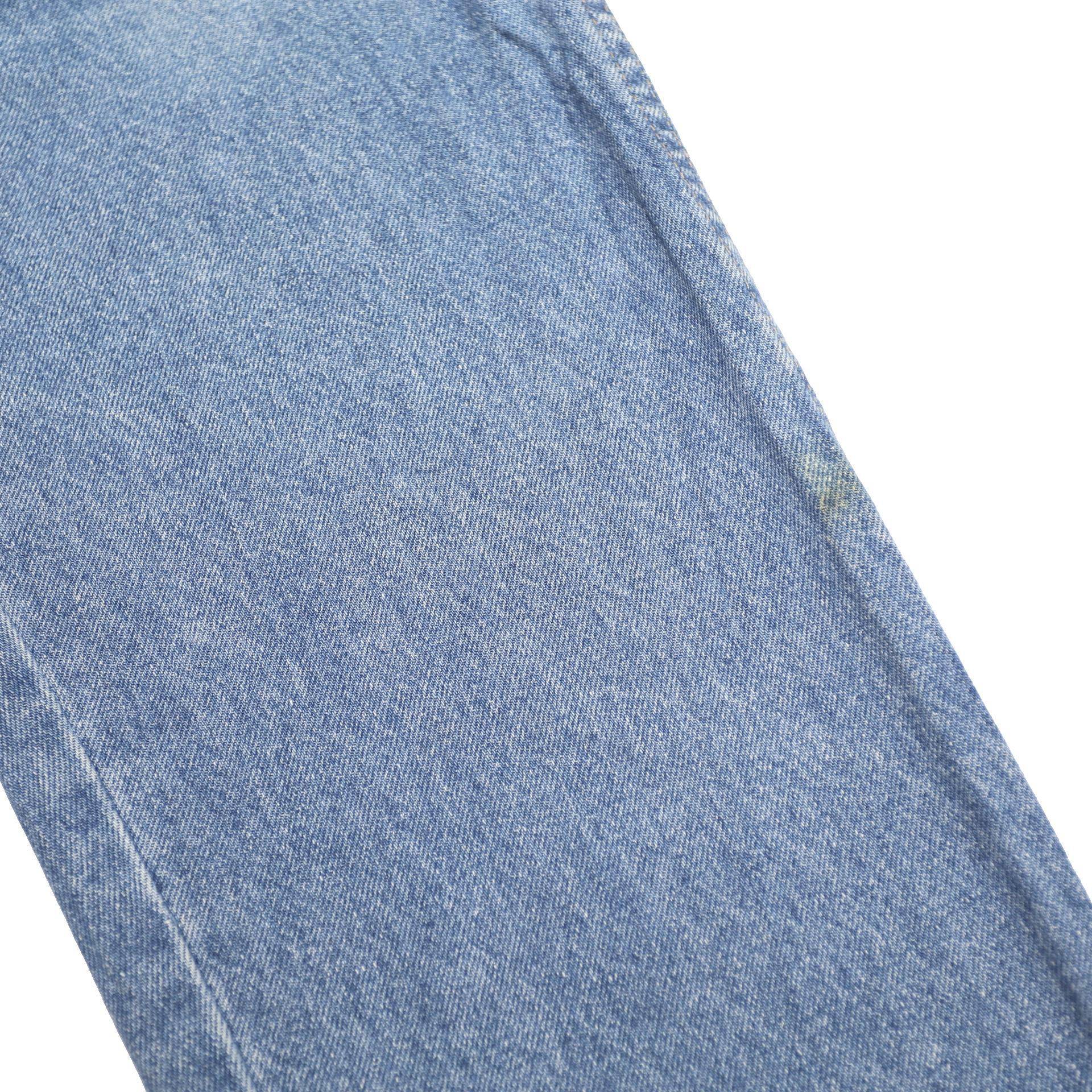 WRANGLER Mens Regular Fit Blue Denim Classic Jeans W33 L30 Zip Cotton