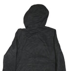 LEVI'S Womens Black Polyester Blend Hooded Jacket M Zip Sherpa Lined