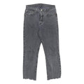 LEVI'S 501 Womens Jeans Regular Straight Denim Dark W27 L26 Button Closure