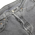 LEVI'S 501 Womens Jeans Regular Straight Denim Dark W27 L26 Button Closure