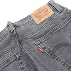 LEVI'S 501 Womens Jeans Regular Straight Denim Dark W27 L26 Button Closure