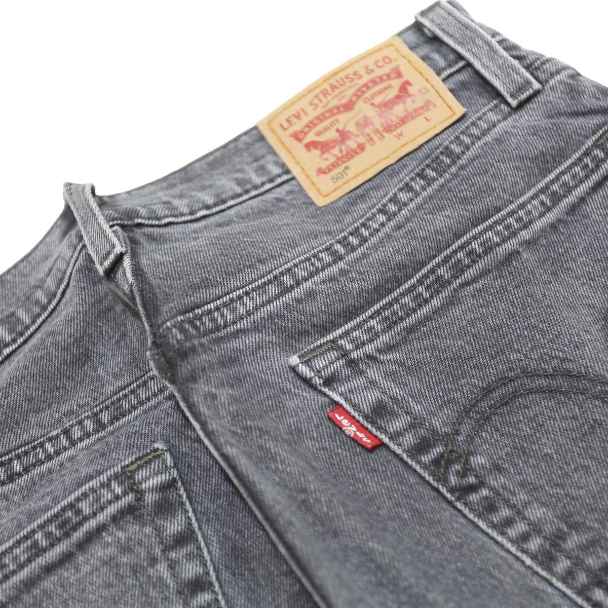 LEVI'S 501 Womens Jeans Regular Straight Denim Dark W27 L26 Button Closure