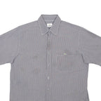 LACOSTE Mens Shirt Grey Check M