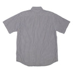 LACOSTE Mens Shirt Grey Check M