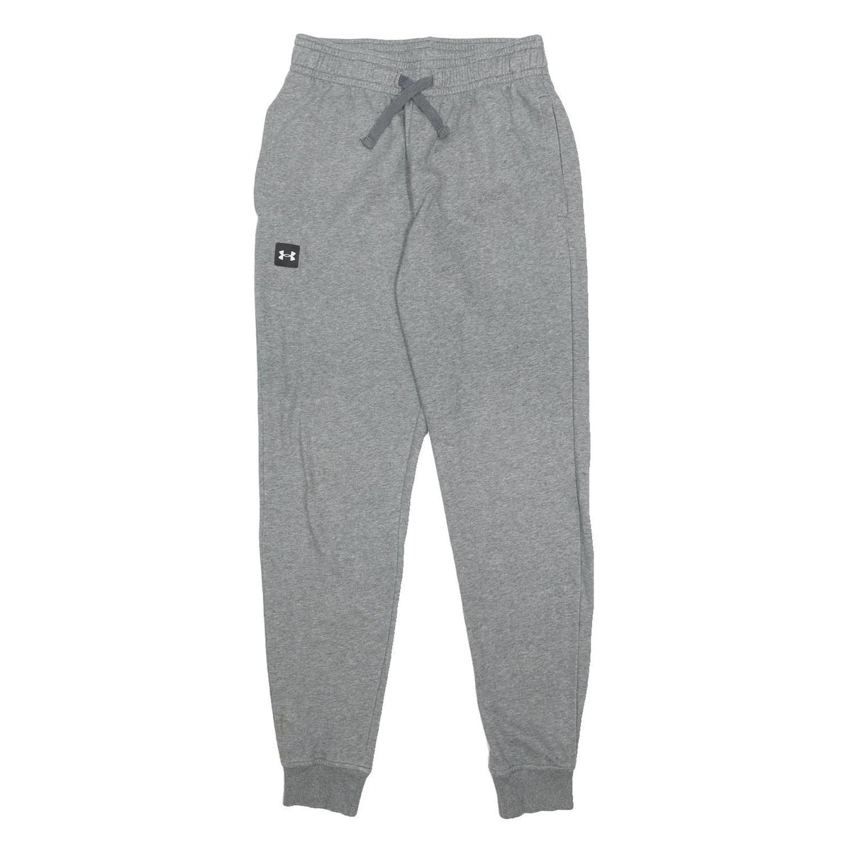 UNDER ARMOUR Womens Joggers Grey Slim Tapered S W24 L30 Cotton Comfort