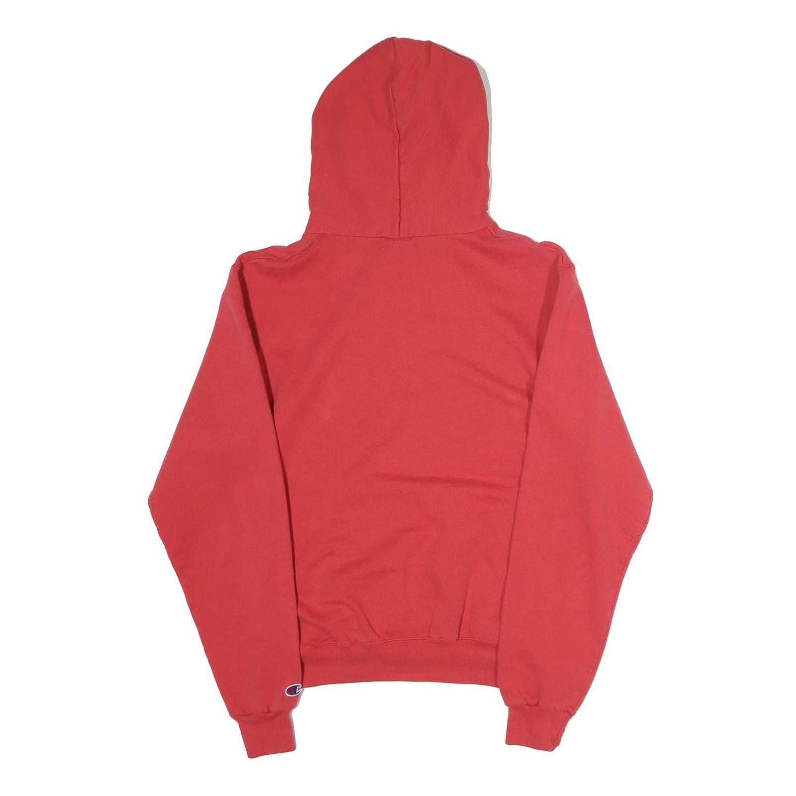 CHAMPION Mens Red A-State Red Wolves Pullover Hoodie S Cotton Blend