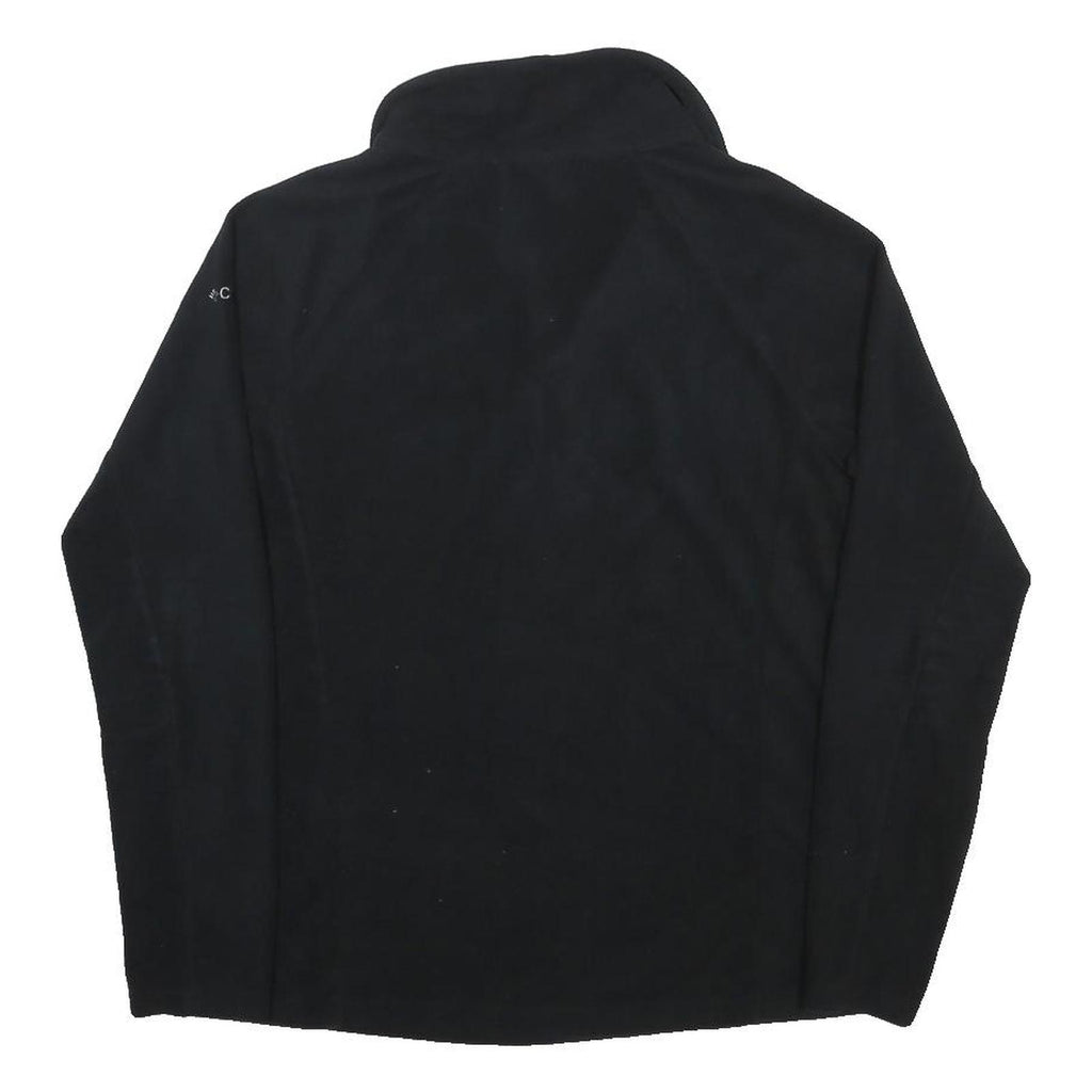 COLUMBIA Womens Black Plain Pullover Crew Neck Basic Knit M Outdoor Polyester