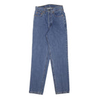 LEVI'S 891 02 Womens Jeans Blue Slim Straight Denim Medium W26 L30 Button