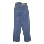 LEVI'S 891 02 Womens Jeans Blue Slim Straight Denim Medium W26 L30 Button