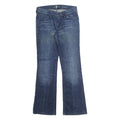 7 FOR ALL MANKIND Womens Jeans Blue Regular Bootcut Stone Wash W26 L28