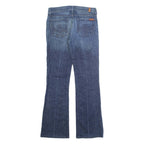 7 FOR ALL MANKIND Womens Jeans Blue Regular Bootcut Stone Wash W26 L28
