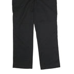 DICKIES Mens Black Classic Fit Straight Trousers W36 L32 Workwear Zip Closure