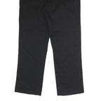 DICKIES Mens Black Classic Fit Straight Trousers W36 L32 Workwear Zip Closure