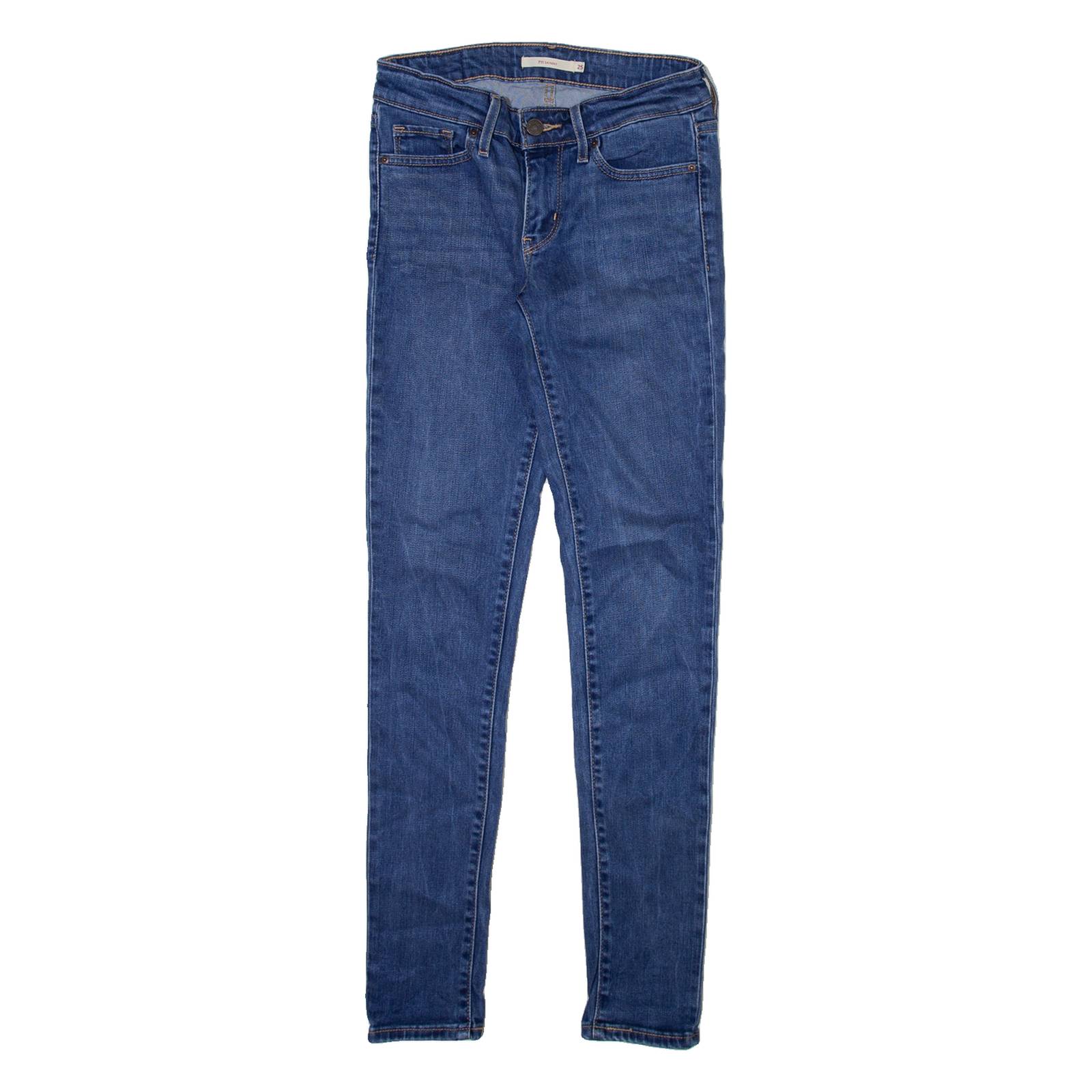 LEVI'S 711 Womens Jeans Blue Slim Skinny W25 L30