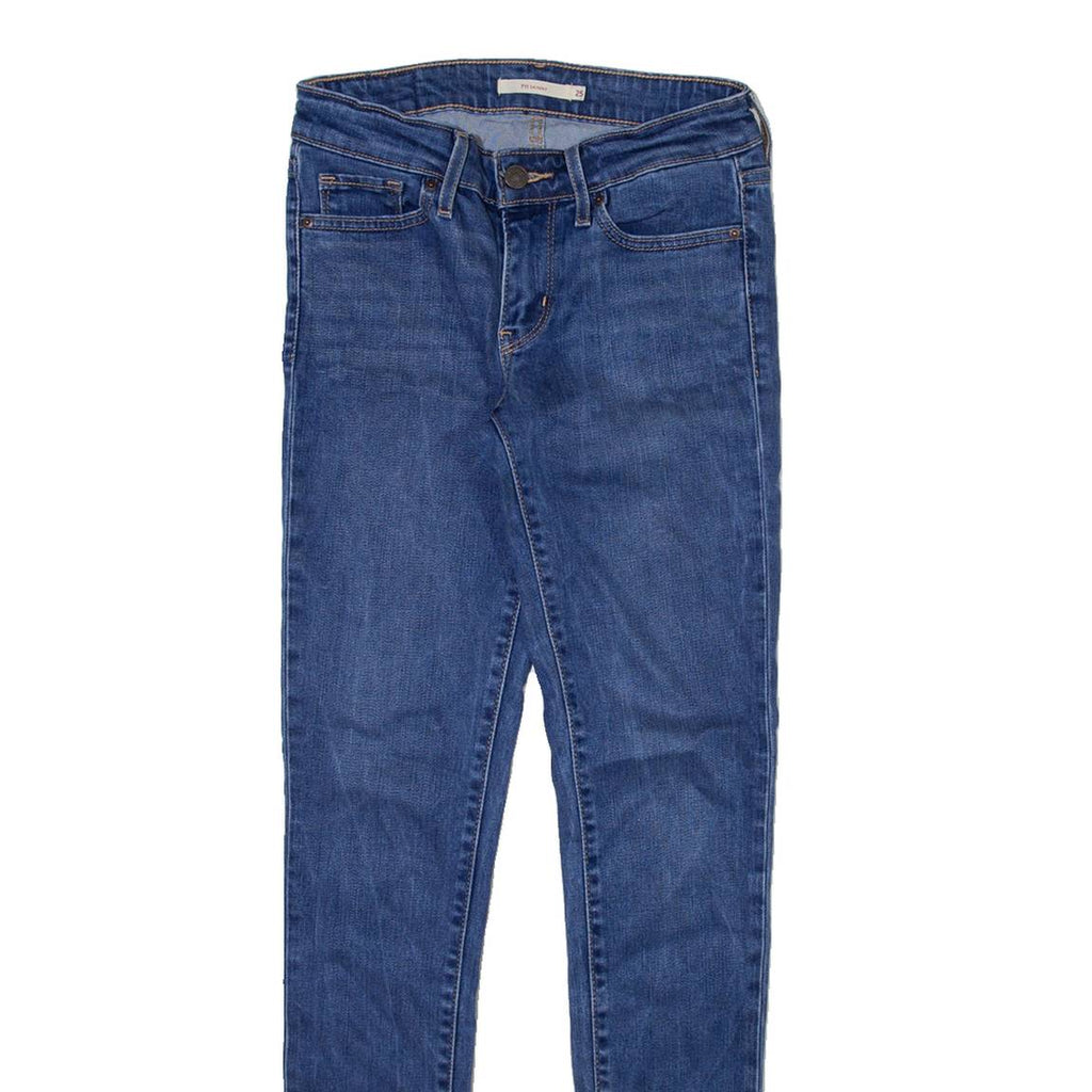 LEVI'S 711 Womens Jeans Blue Slim Skinny W25 L30