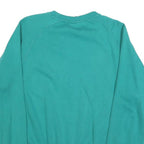 UMBRO Womens Blue Crew Neck M Sweatshirt Cotton Blend Casual Pullover