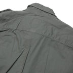 DIESEL Mens Grey Cotton Blend Short Sleeve Shirt L Casual Button Pocket