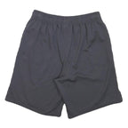 REEBOK Mens Black & Yellow Sports Polyester Blend Casual Shorts M W30