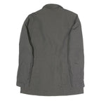 KILMANOCK Womens Grey Outdoor Jacket M Polyester Blend Woven Plain Zip Closure