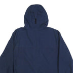 COLUMBIA Mens Blue Outdoor Jacket 2XL Cotton Blend Zip Hooded Plain Casual
