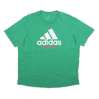 ADIDAS Mens Green Mexico Graphic T-Shirt XL Short Sleeve Crew Neck Cotton Blend