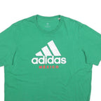 ADIDAS Mens Green Mexico Graphic T-Shirt XL Short Sleeve Crew Neck Cotton Blend