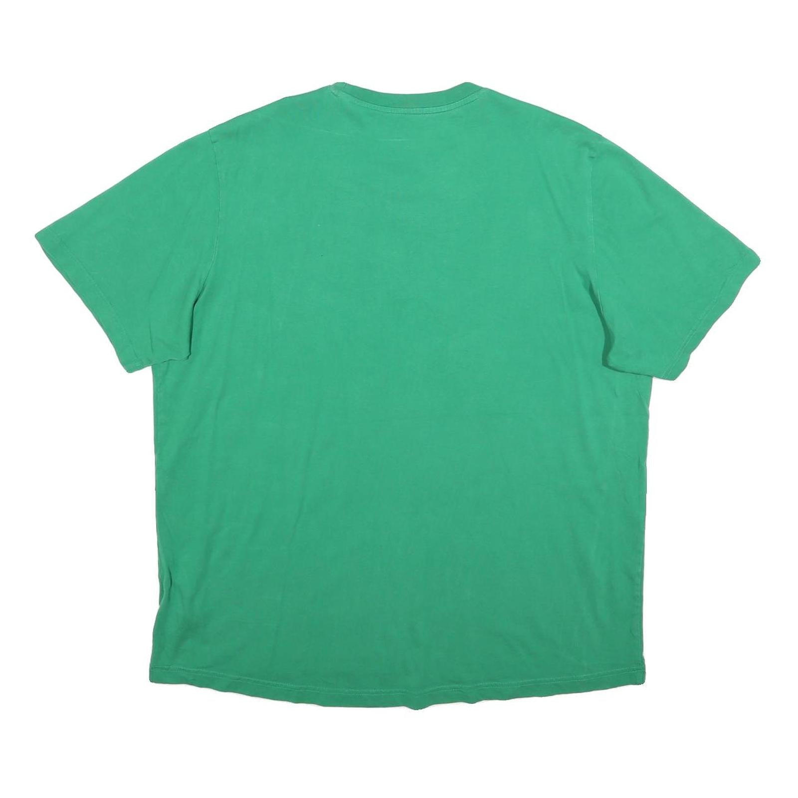 ADIDAS Mens Green Mexico Graphic T-Shirt XL Short Sleeve Crew Neck Cotton Blend