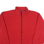 ST JOHN'S BAY Womens Red Jacket XL Polyester Plain Zip Casual Outerwear