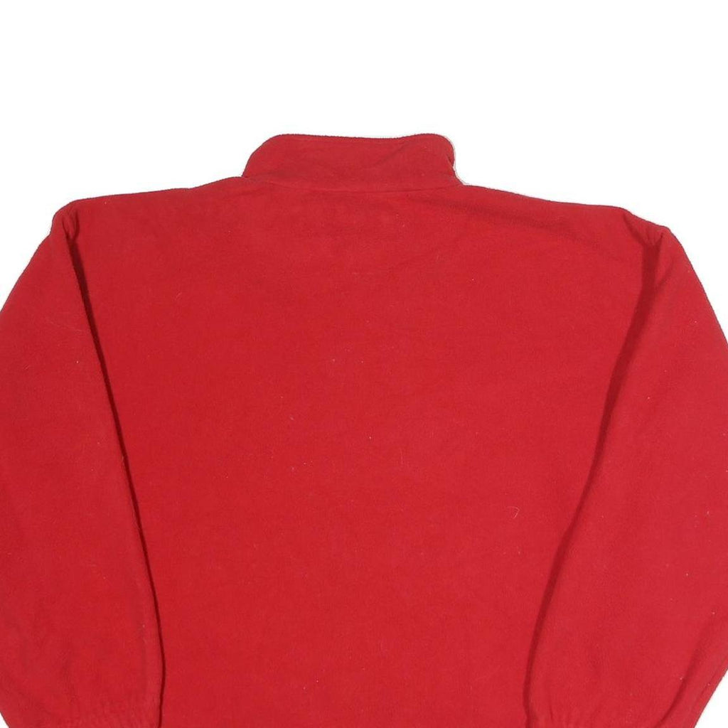 ST JOHN'S BAY Womens Red Jacket XL Polyester Plain Zip Casual Outerwear