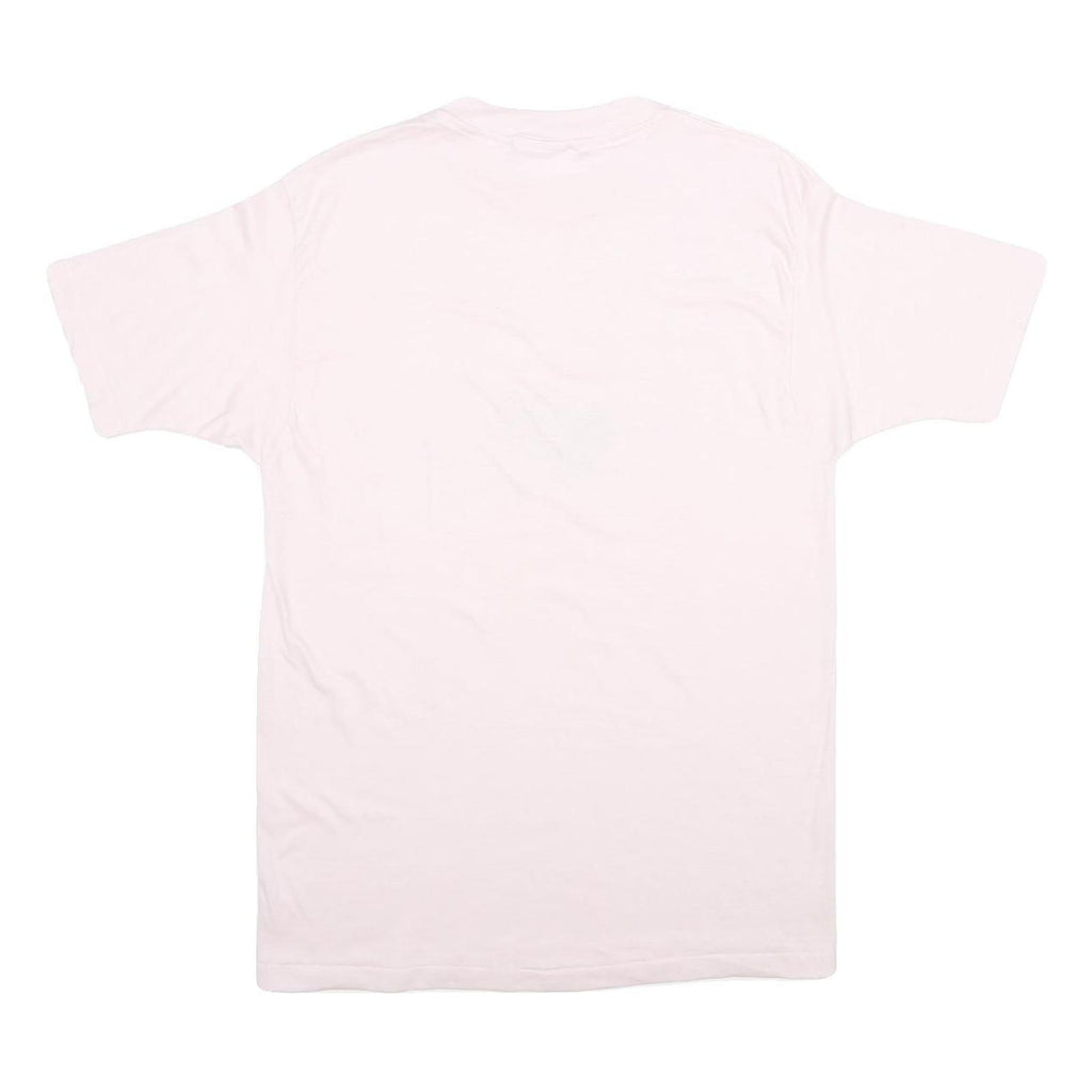 HANES Mens White A Change Of Heart Graphic T-Shirt L Short Sleeve Crew Neck