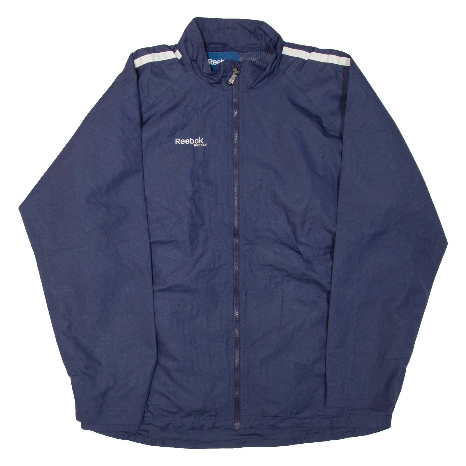 REEBOK Hockey Mens Track Jacket Blue XL