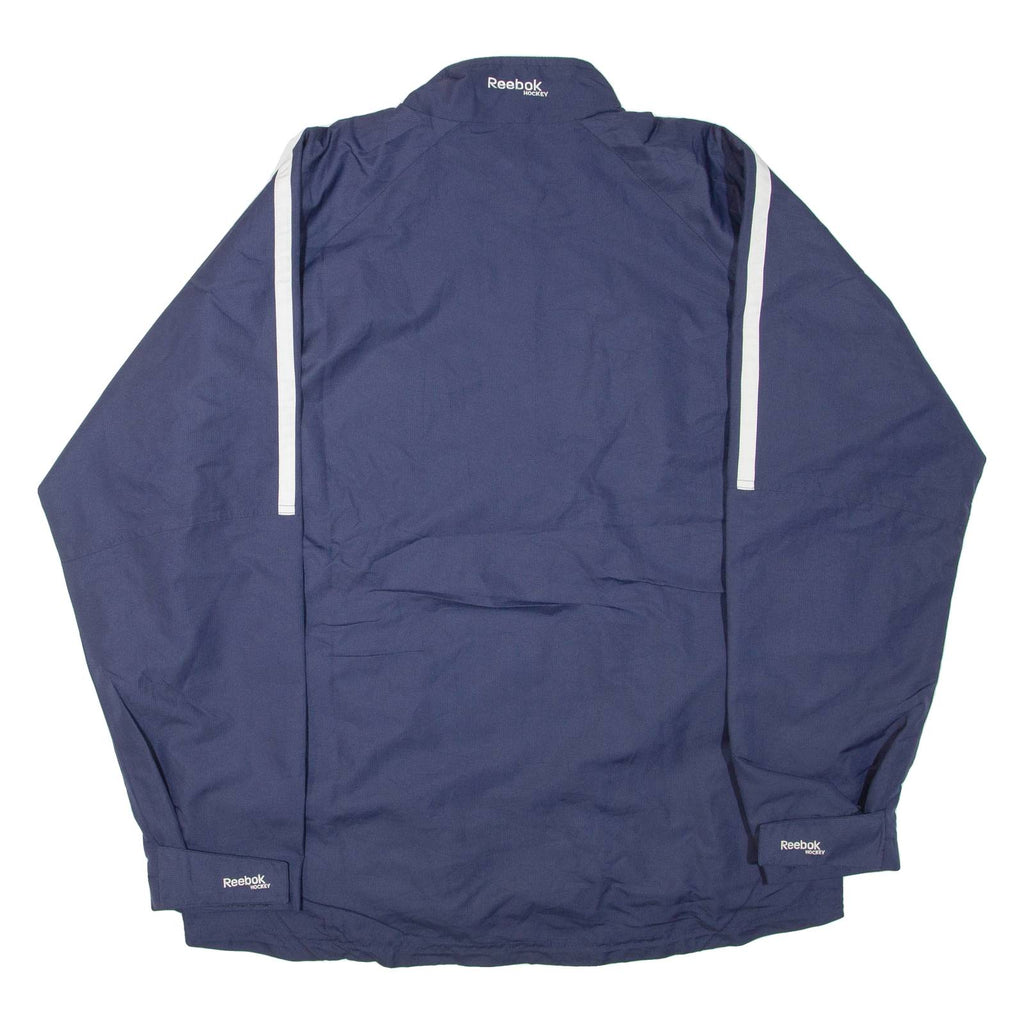 REEBOK Hockey Mens Track Jacket Blue XL