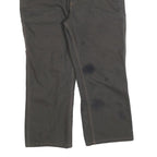CARHARTT Mens Canvas Cotton Blend Grey Workwear Regular Fit Straight Trousers