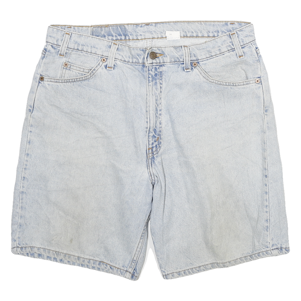 LEVI'S Mens Shorts Blue Denim XL W34 Casual 5 Pocket Classic Fit