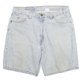 LEVI'S Mens Shorts Blue Denim XL W34 Casual 5 Pocket Classic Fit