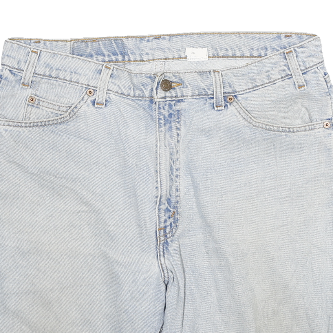 LEVI'S Mens Shorts Blue Denim XL W34 Casual 5 Pocket Classic Fit