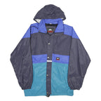 MCKINLEY Mens Blue & Teal Colourblock Outdoor Jacket S Polyamide Blend Zip