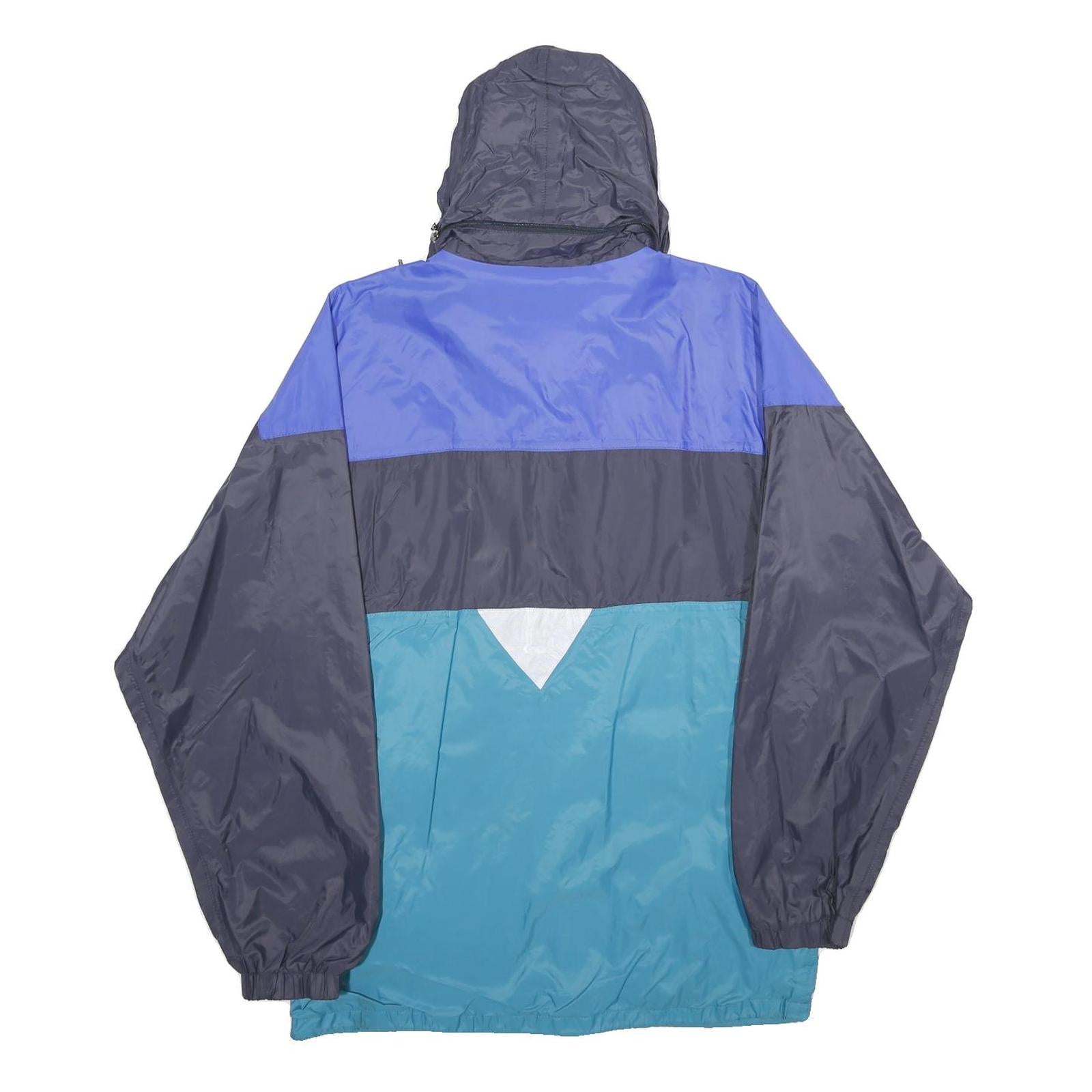MCKINLEY Mens Blue & Teal Colourblock Outdoor Jacket S Polyamide Blend Zip
