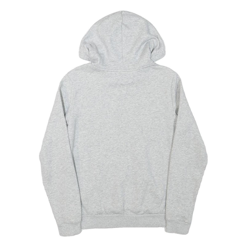 PUMA Womens Grey Hoodie M Cotton Blend Pullover Sweatshirt Casual