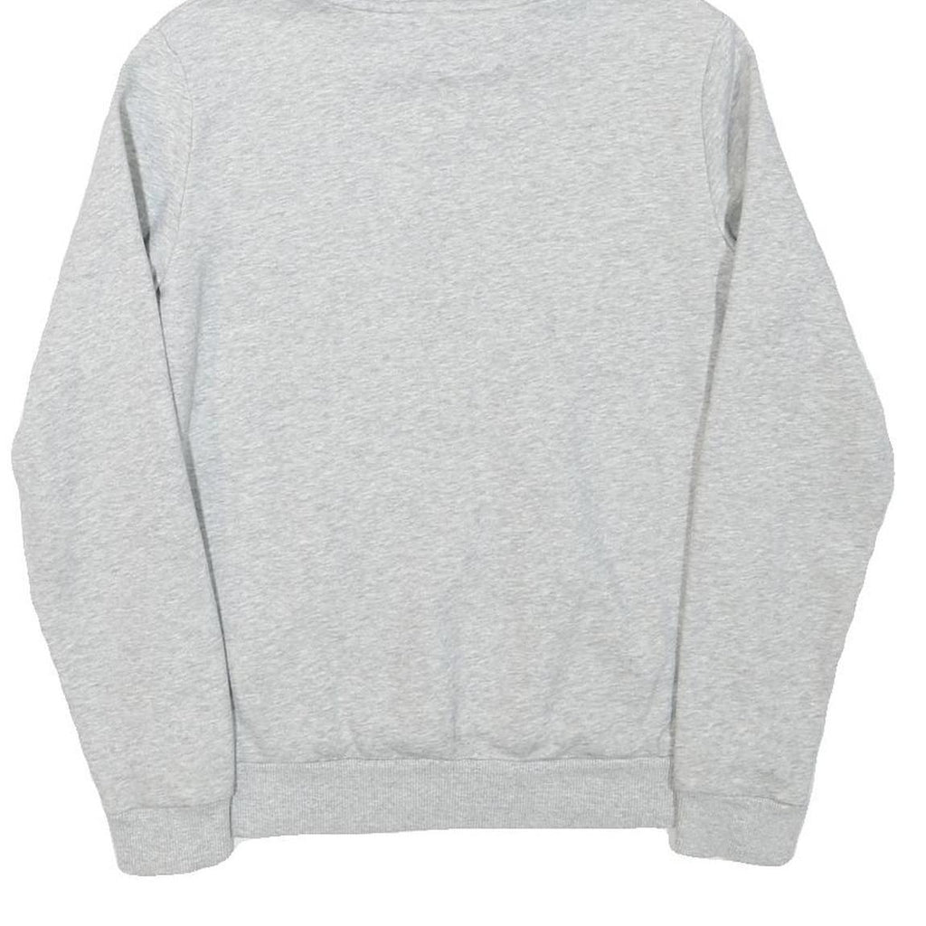 PUMA Womens Grey Hoodie M Cotton Blend Pullover Sweatshirt Casual